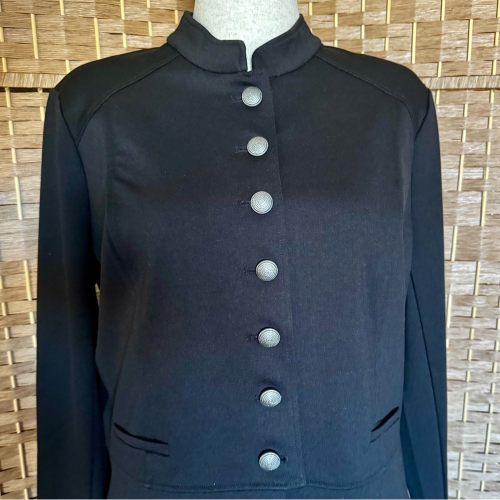 NWOT black Nic+Zoe military style jacket XXL - Picture 2 of 14